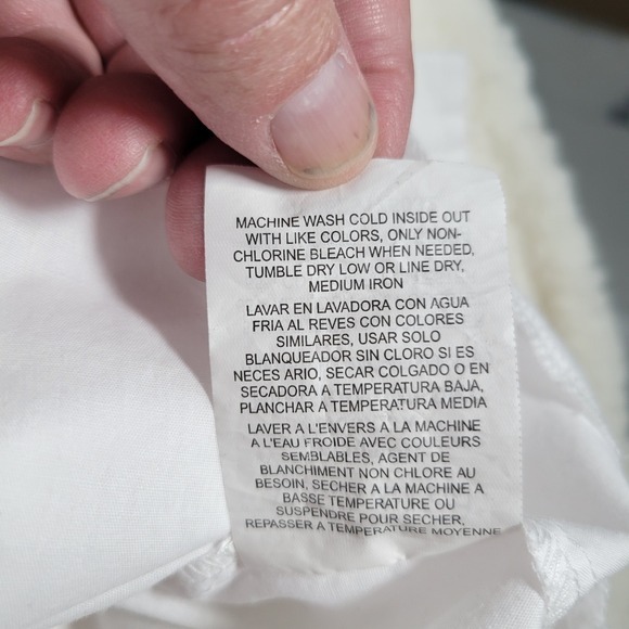 Wrangler Mens Western Snap Front Shirt White Long Sleeve 3X Big 71105WH - Picture 6 of 14